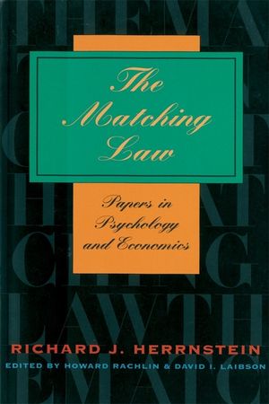 The Matching Law: Papers in Psychology and Economics image number 0