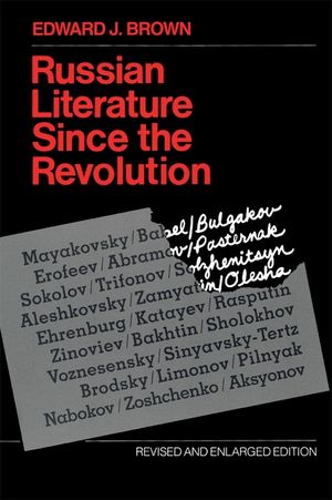 Russian Literature Since the Revolution: Revised and Enlarged Edition image number 0
