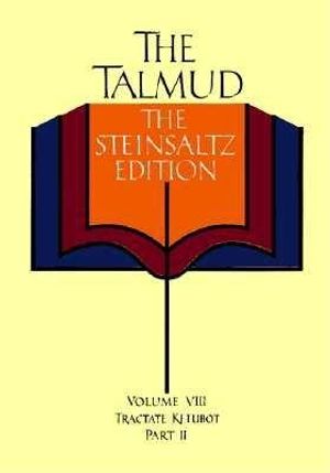 The Talmud: The Steinsaltz Edition, Volume 8 Ketubot, Part 2 image number 0