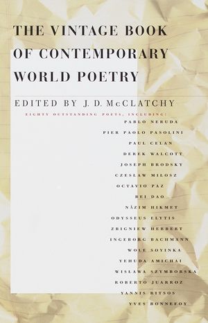 The Vintage Book of Contemporary World Poetry image number 0