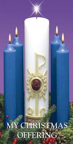Advent Blue Offering Envelope 2005 (Package of 50): My Christmas Offering image number 0