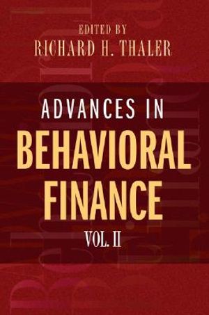 Advances in Behavioral Finance, Volume II image number 0