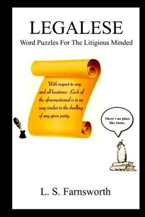 Legalese: Word Puzzles For The Litigious Minded image number 0