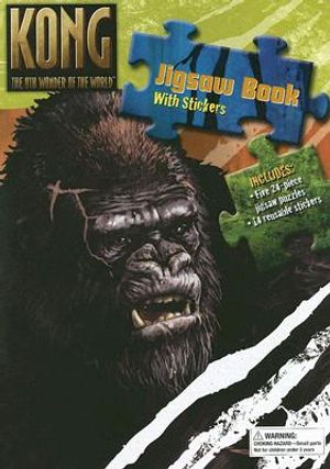 Kong Jigsaw Book with Stickers [With 14 Reusable Stickers and Five 24-Piece Jigsaw Puzzles] image number 0