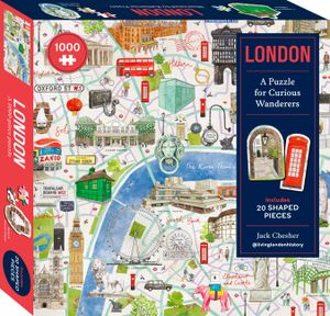 Pieces of London: A Hidden-Location Jigsaw with 20 Shaped Pieces image number 0