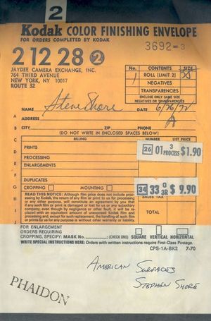 Stephen Shore: American Surfaces image number 0