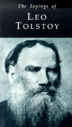 The Sayings of Leo Tolstoy image number 0