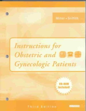Instructions for Obstetric and Gynecologic Patients with CD &not;With CDROM| image number 0