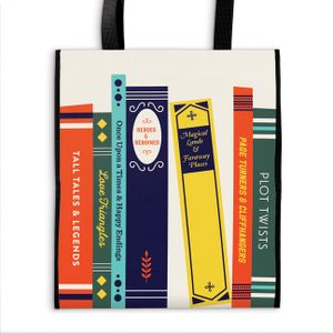 Literary Tales Reusable Tote image number 0