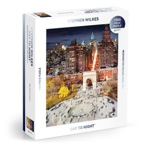 Stephen Wilkes Washington Square Park 1000 Piece Puzzle image number 0