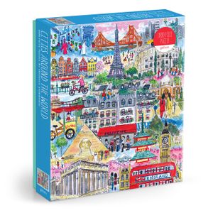 Michael Storrings Cities Around the World 1000 Piece Puzzle image number 0