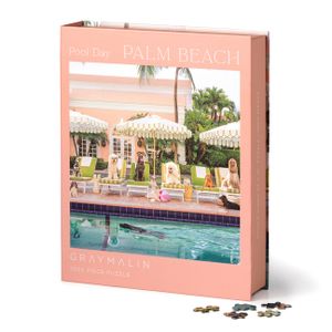 Gray Malin Palm Beach Poolside Piece Book Box Puzzle image number 0