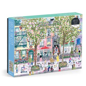 Michael Storrings Cats in the City 1000 Piece Puzzle image number 0
