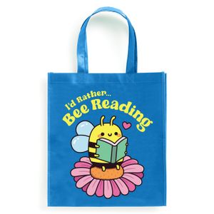 I'd Rather Bee Reading Reusable Shopping Bag image number 0