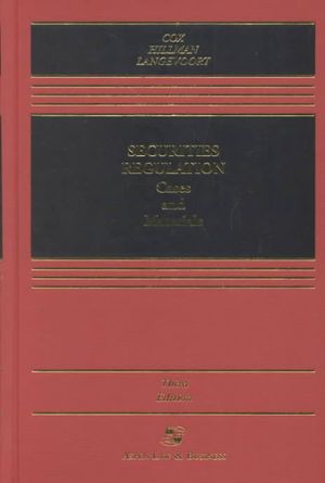 Securities Regulation: Cases and Materials, Third Edition image number 0
