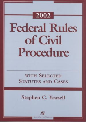 Federal Rules of Civil Procedures 2002 Supp image number 0