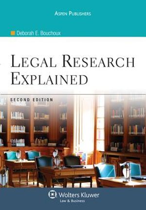 Legal Research Explained, Second Edition image number 0