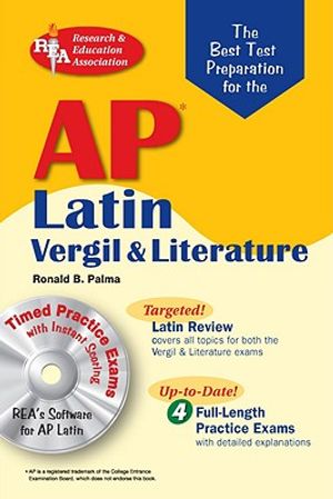 AP Latin: Vergil Exam, Literature Exam: The Best Test Preparation [With CDROM] image number 0