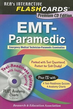 EMT-Paramedic Premium Edition Flashcard Book W/CD [With CDROM] image number 0
