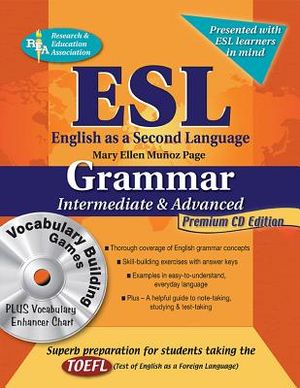ESL Intermediate/Advanced Grammar W/Vocab Builder W/CD-ROM image number 0
