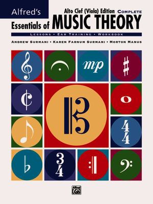 Alfred's Essentials of Music Theory; Complete Book Alto Clef (Viola) Edition, Comb Bound Book image number 0