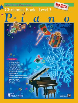 Alfred's Basic Piano Library Top Hits! Christmas, Bk 3 image number 0