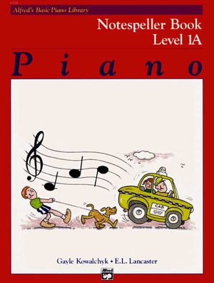 Piano Notespeller Book Level 1A image number 0