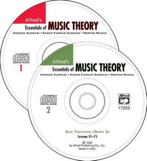 Alfred's Essentials of Music Theory, Bk 1-3: Ear Training, 2 CDs image number 0