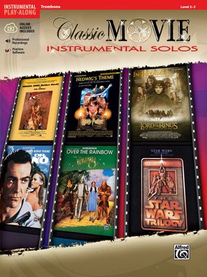 Classic Movie Instrumental Solos: Trombone, Book & CD image number 0