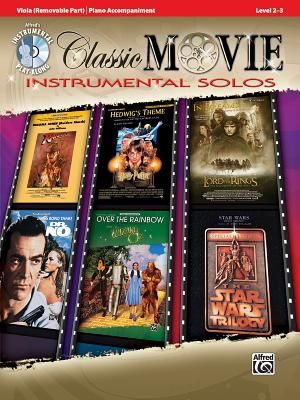 Classic Movie Instrumental Solos for Strings: Viola, Book & CD image number 0