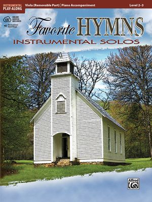 Favorite Hymns Instrumental Solos for Strings: Viola, Book & CD image number 0