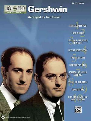 10 for 10 Sheet Music Gershwin: Easy Piano Solos image number 0