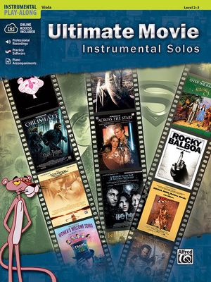 Ultimate Movie Instrumental Solos for Strings: Viola, Book & CD image number 0