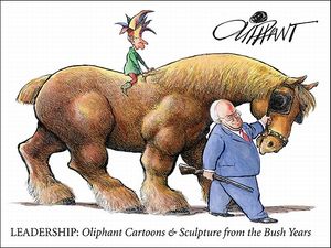 Leadership: Cartoons & Sculpture from the Bush Years image number 0
