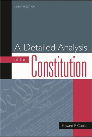 A Detailed Analysis of the Constitution, Seventh Edition image number 0