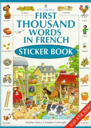 First Thousand Words in French Sticker Book image number 0