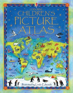 Usborne Children's Picture Atlas. Illustrated by Linda Edwards image number 0