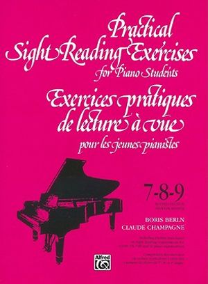 Practical Sight Reading Exercises for Piano Students/Exercices Pratiques de Lecture a Vue Pour Les Jeunes Pianistes: 7-8-9 image number 0