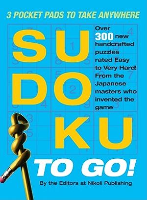 Sudoku to Go! 3 Pk: 3 Pocket Pads to Take Anywhere image number 0