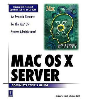 Mac OS X Server Admin Gde W/CD image number 0
