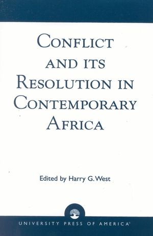 Conflict and its Resolution in Contemporary Africa: A World In Change Series, Volume 9 image number 0