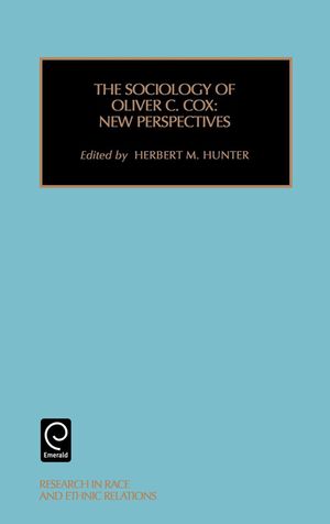 Sociology of Oliver C. Cox: New Perspectives image number 0