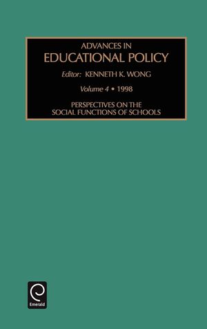 Perspectives on the Social Functions of Schools image number 0