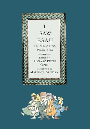 I Saw Esau: The Schoolchild's Pocket Book image number 0