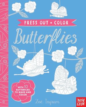 Press Out and Color: Butterflies image number 0