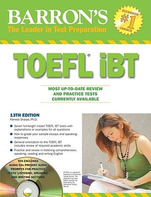 Barron's TOEFL IBT with Audio Compact Discs [With 4 CDs] image number 0