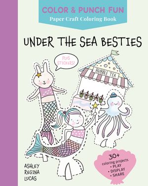 Under the Sea Besties: Paper Craft Coloring Book image number 0
