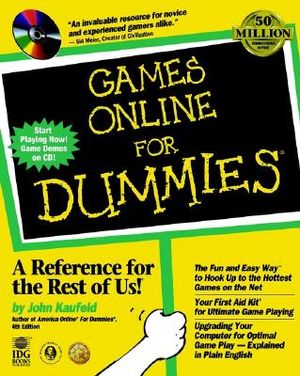 Games Online for Dummies [With Demos of Starcraft, You Don't Know Jack...] image number 0