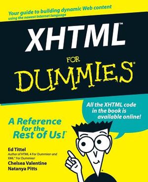 XHTML for Dummies [With CDROM] image number 0