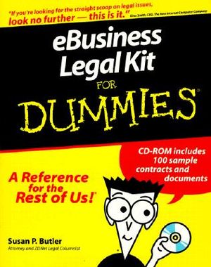Ebusiness Legal Kit for Dummies? [With CDROM] image number 0